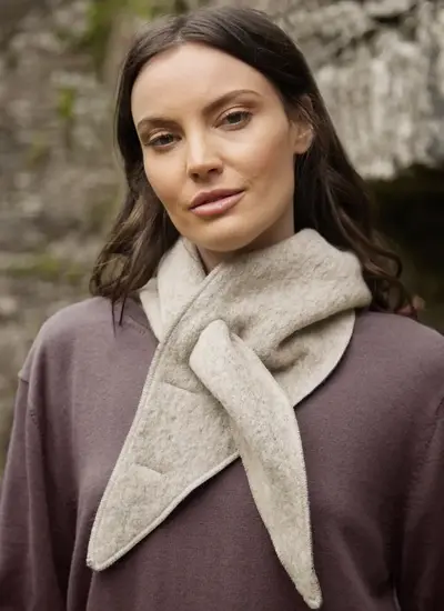 Paloma Wool Triangle Scarf in Beige
